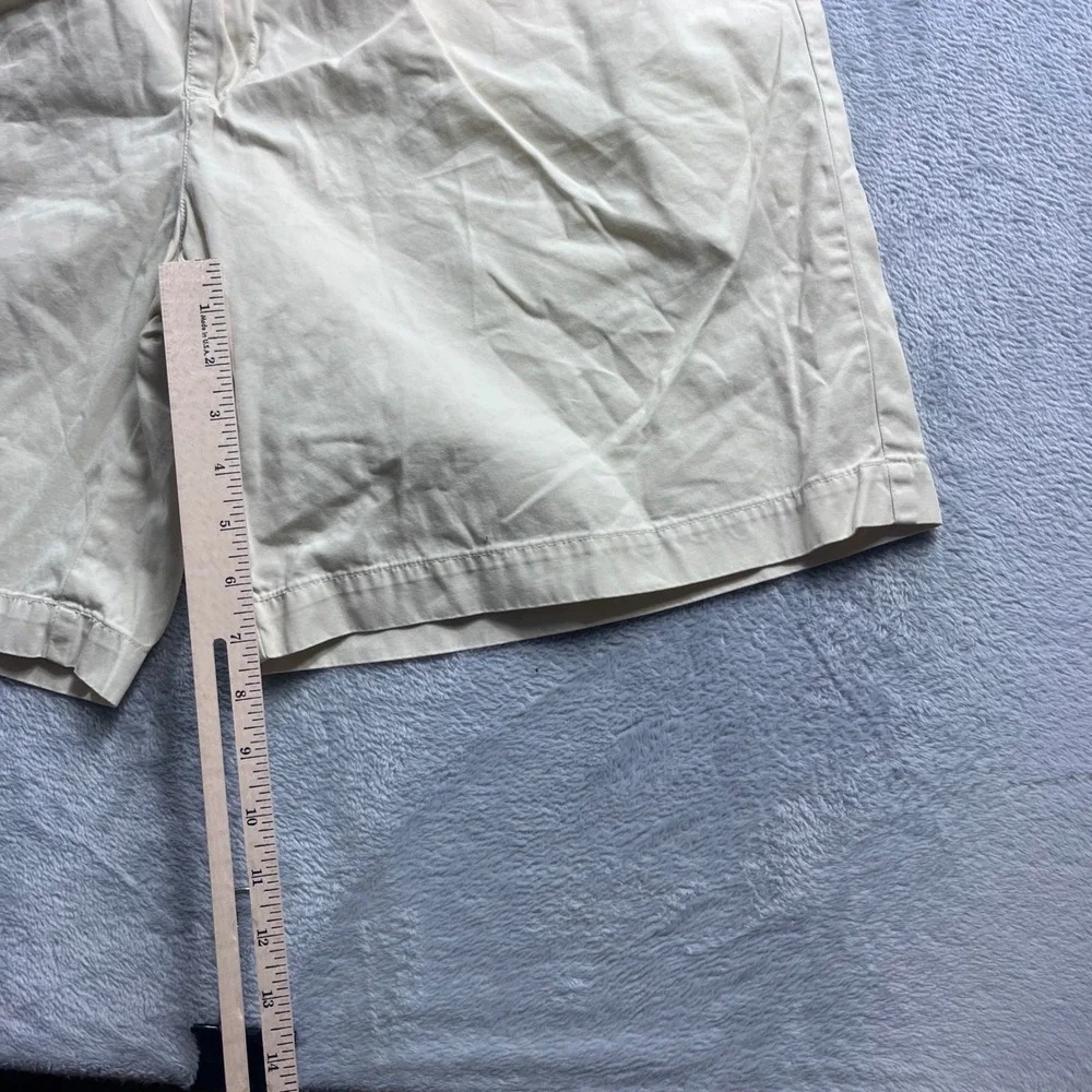 Polo Ralph Lauren Tyler‎ Short Mens 36 Tan Khaki Pleated Chino Cotton 100%